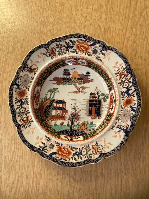 Mason’s Patent Ironstone China IMARI Style Plate