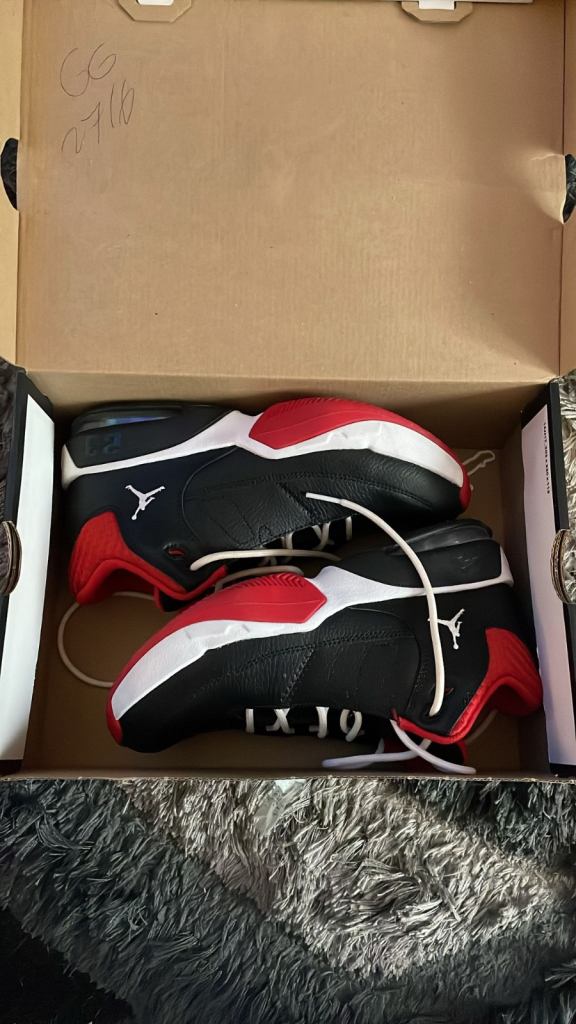 Jordan Black and Red Trainers – As Good As New