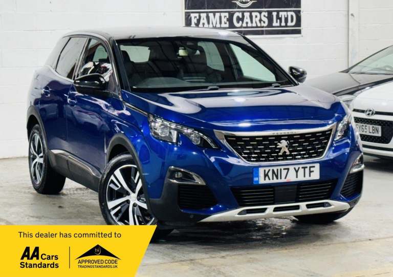 2017 Peugeot 3008 1.6 BlueHDi GT Line Euro 6 (s/s) 5dr HATCHBACK Diesel Manual