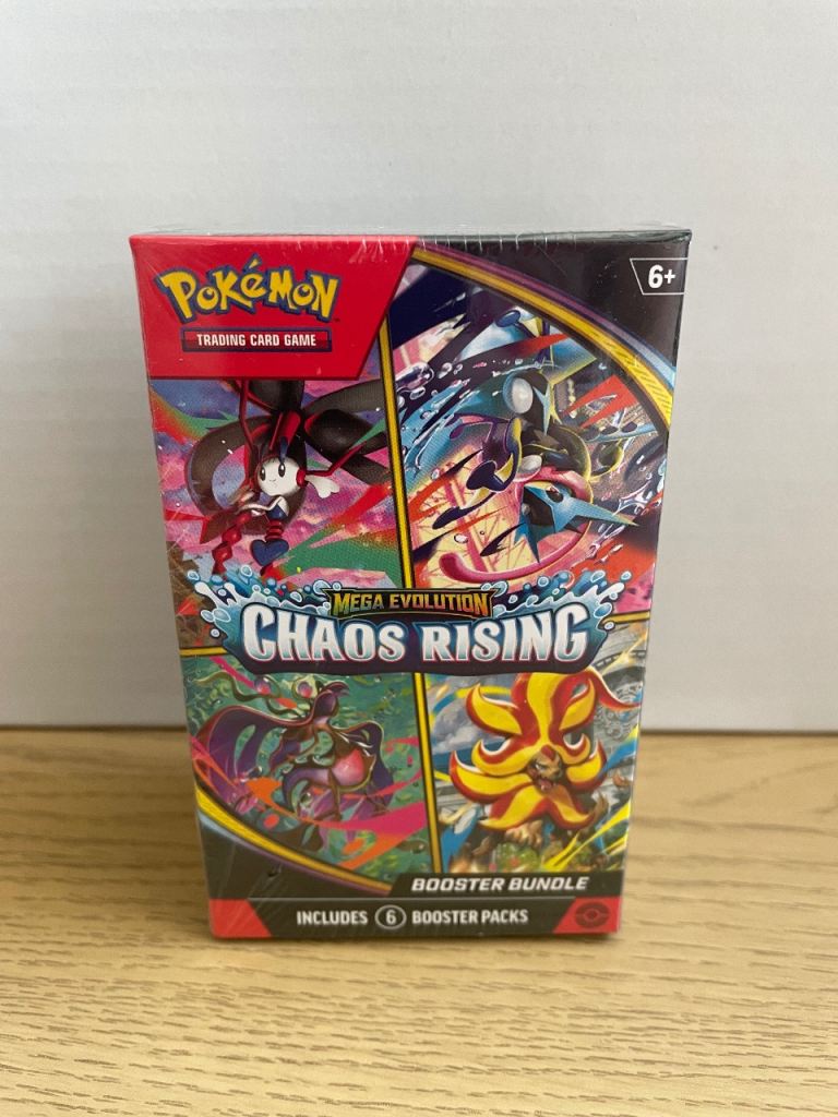 Pokémon Trading Card Game (TCG): Mega Evolution Chaos Rising Booster Bundle