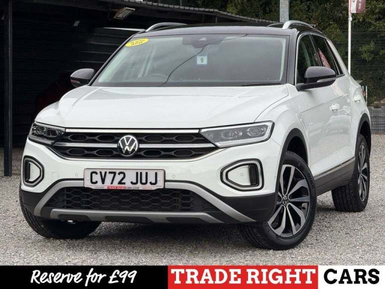 2022 Volkswagen T-Roc 1.0 TSi Style 5dr - ONE OWNER HATCHBACK Petrol Manual