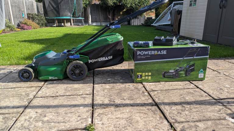 Cordless Powerbase lawn mower 37cm - spares or repair