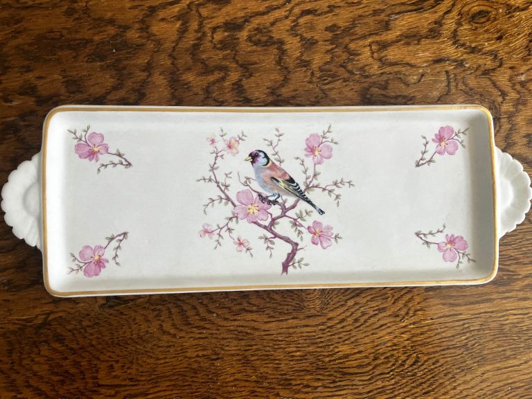 Porcelanas Ibis Aveiro Portugal Rectangular Serving Tray - Goldfinch Design