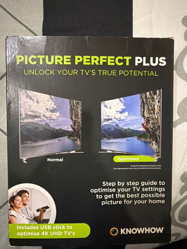 KNOWHOW Picture Perfect Plus USB stick for 4K UHD TV optimisation