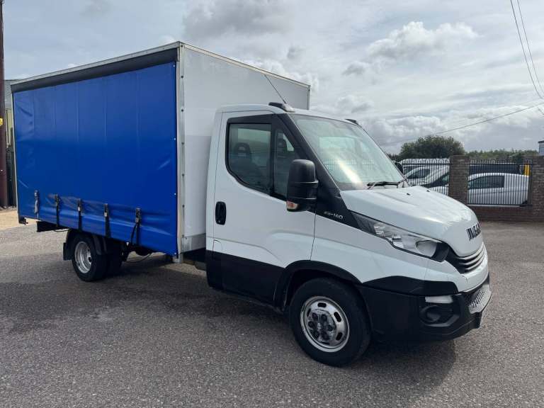 2019 Iveco Daily 2.3 3450 LWB CURTAIN SIDE TWIN REAR WHEEL CHASSIS CAB Diesel Manual