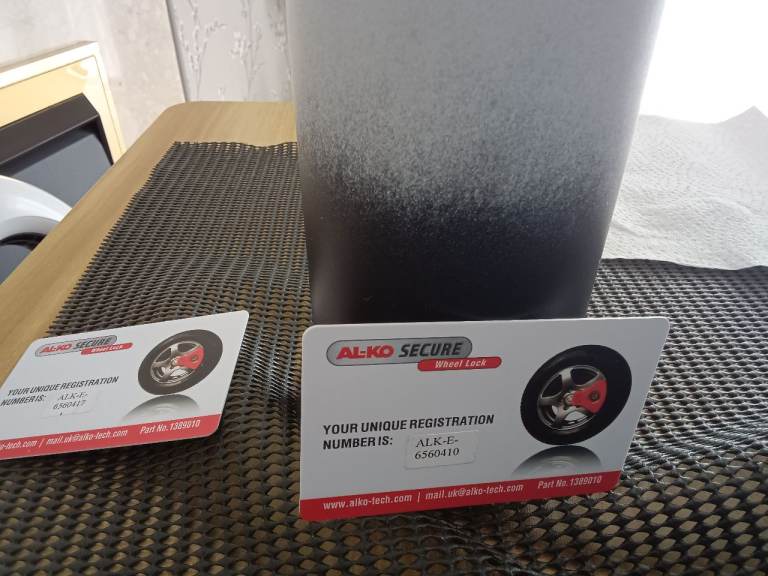Alko wheel lock unregistered no 44
