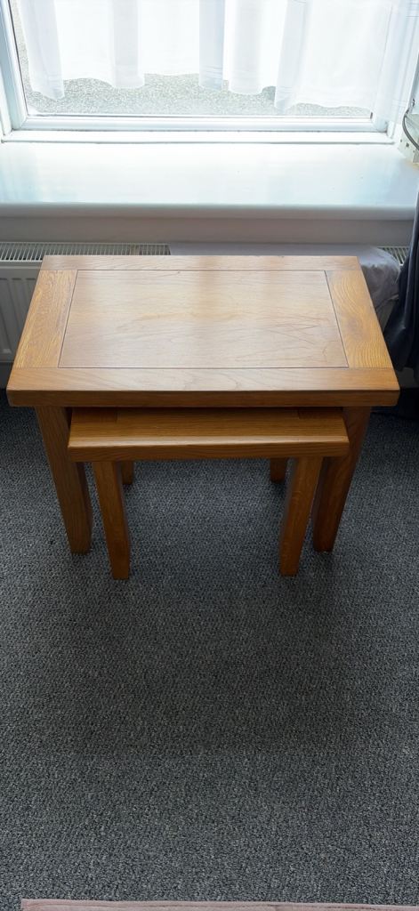 Wooden Nest of Tables – Good Condition