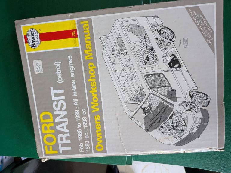 Haynes Ford Transit Owners Workshop Manual – Good Condition