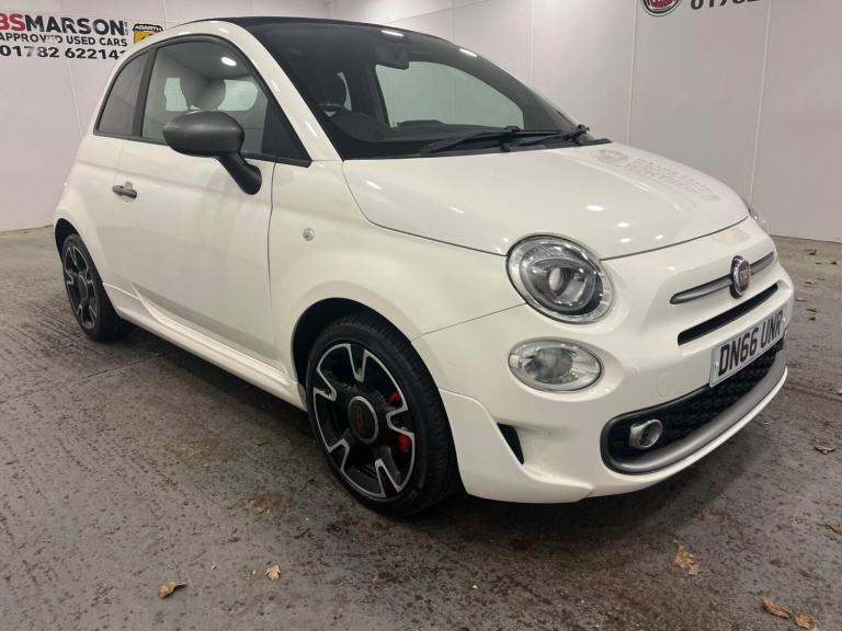 2016 Fiat 500 0.9 TwinAir 105 S 2dr CONVERTIBLE PETROL Manual
