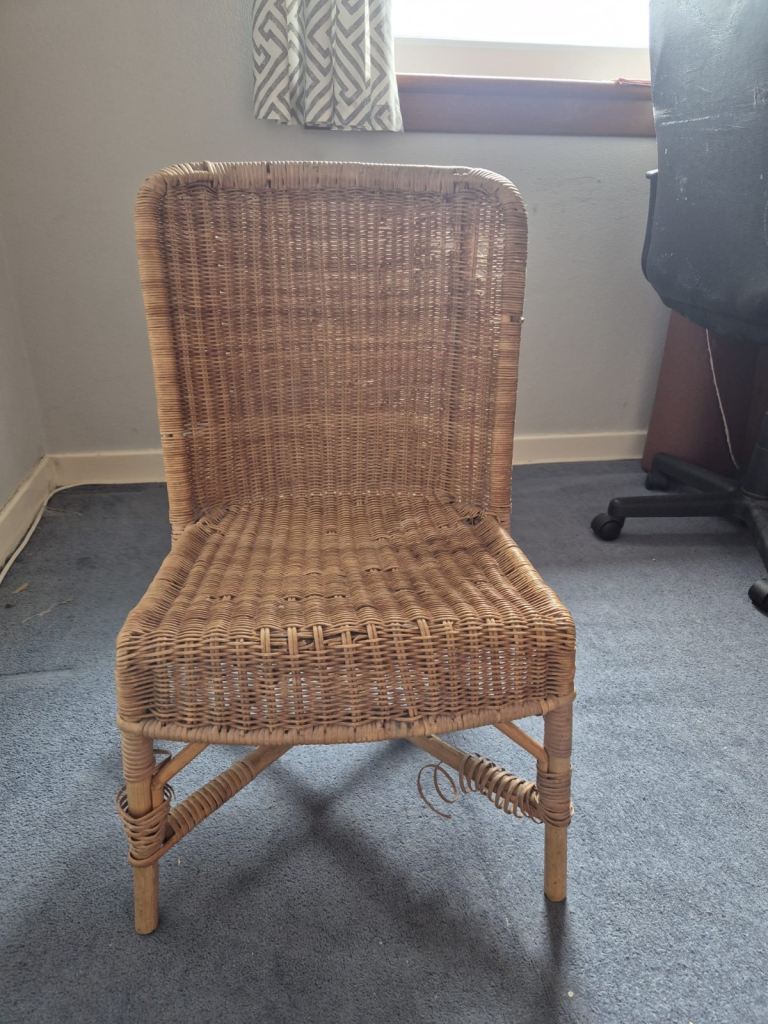 REDUCED - Basket style chair 