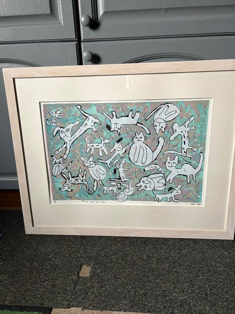 Raining Cats and Dogs Framed Print