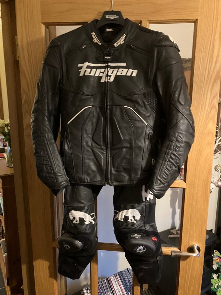 Furygang leather motorcycle suit.