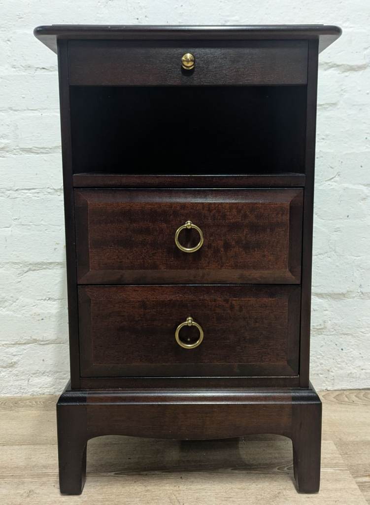 Stag Minstrel tall bedside table cabinet  (DELIVERY AVAILABLE)