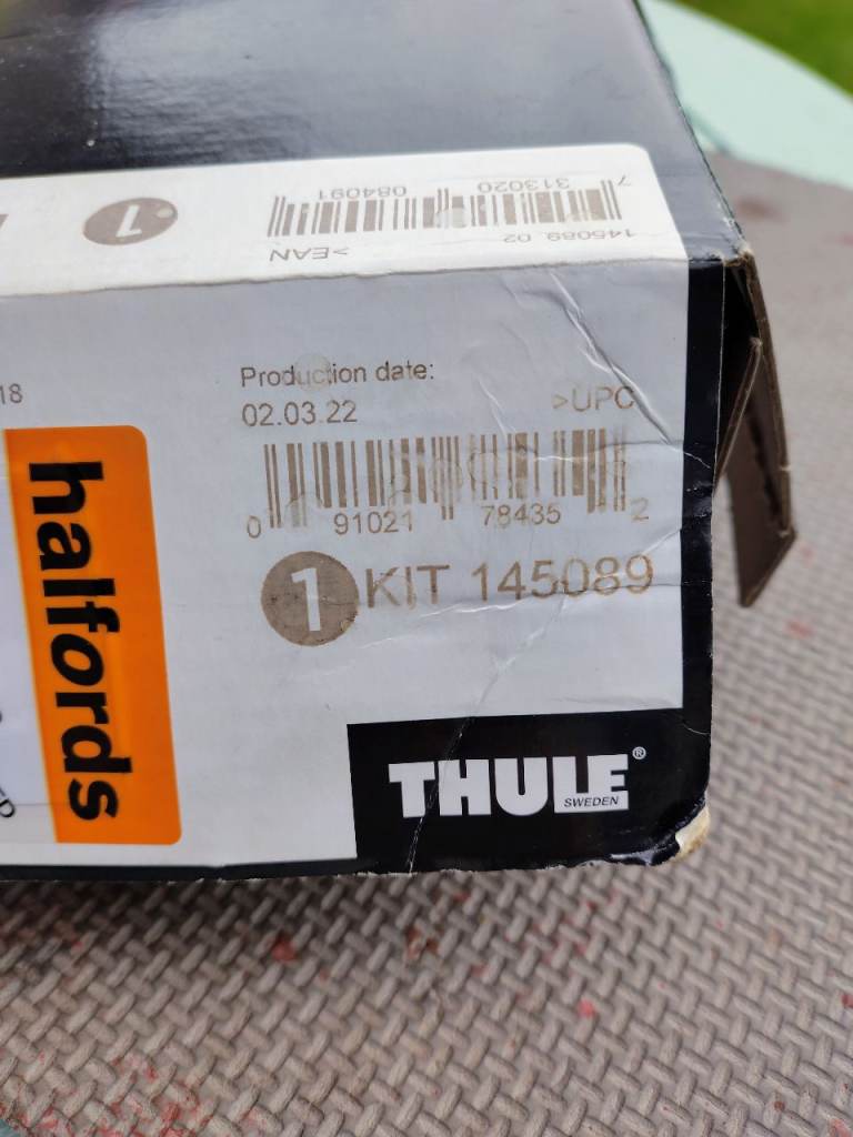 Thule roof bar kit 145089