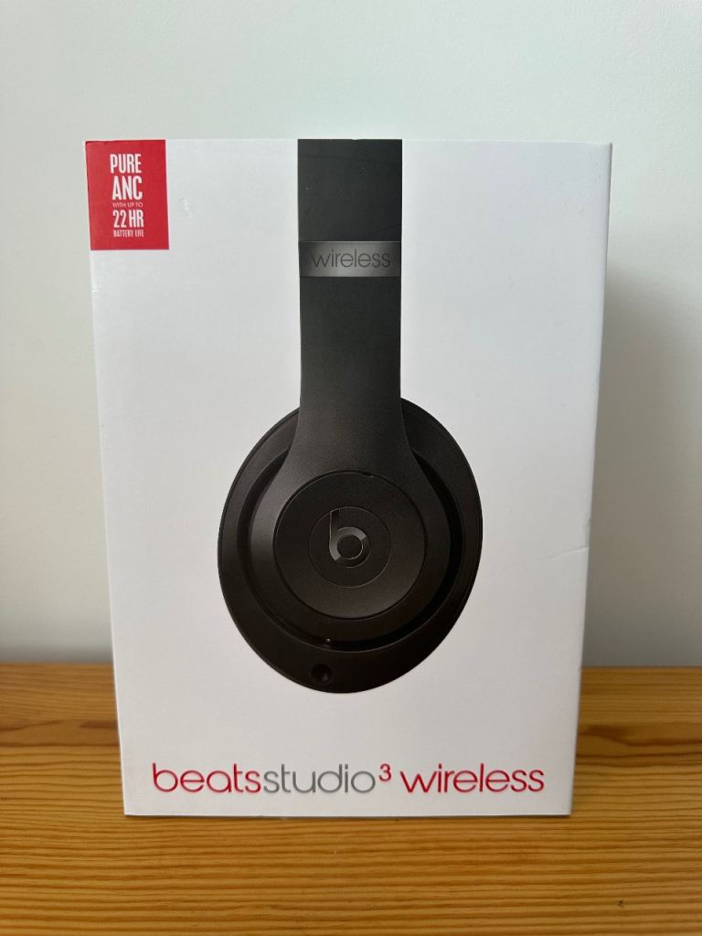 Beats Studio 3 Wireless Noise Cancelling Over-Ear Headphones - Matte Black