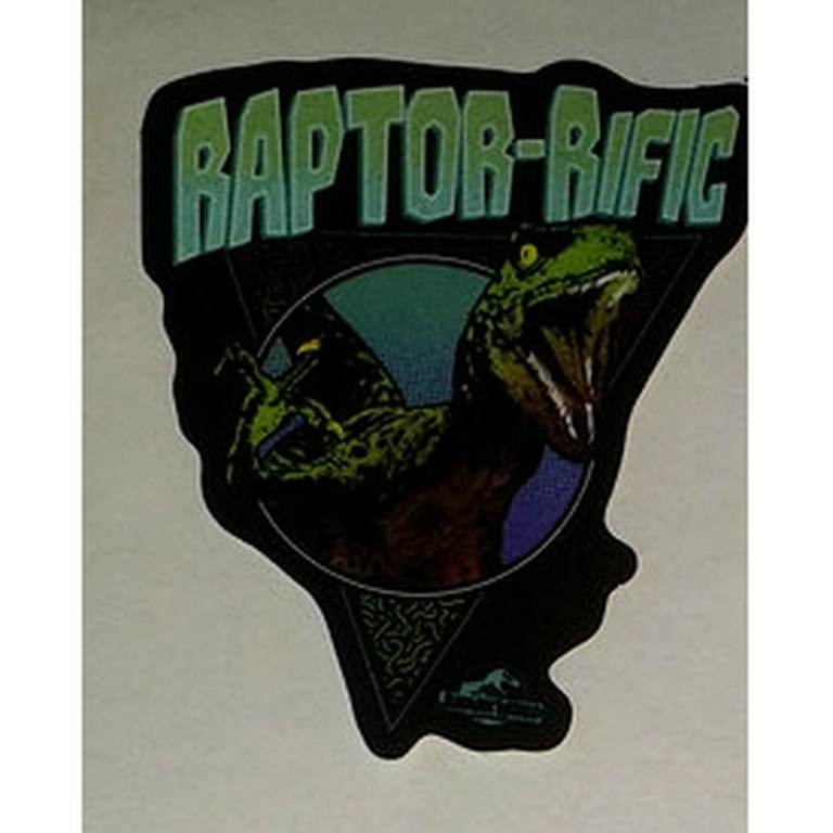Jurassic Park 'Raptor-Rific' Sticker/Decal – New