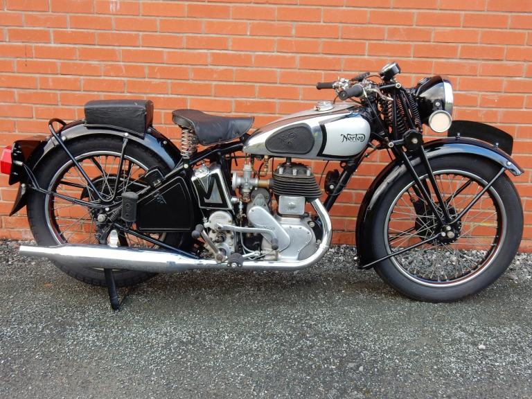 Norton 16H 490cc 1937 V5C & Buff Log Book