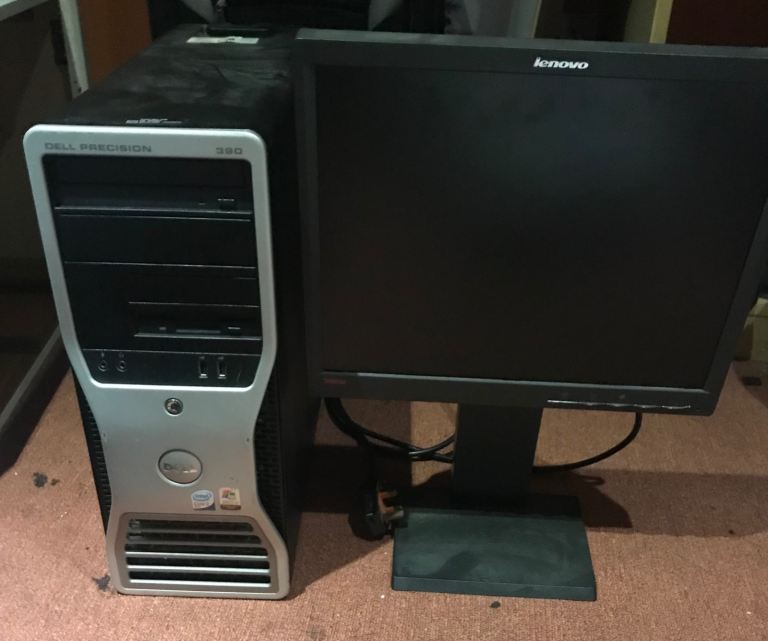 Retro Dell desktop computer 