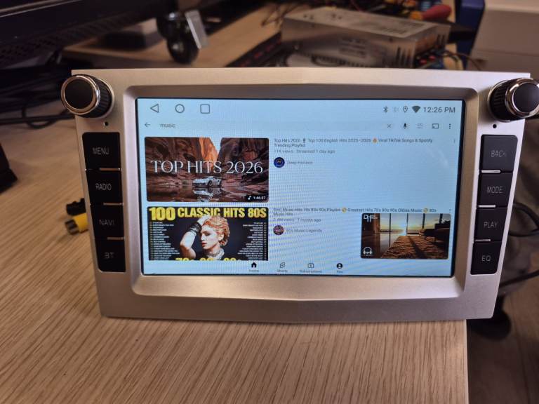 vauxhall android stereo 