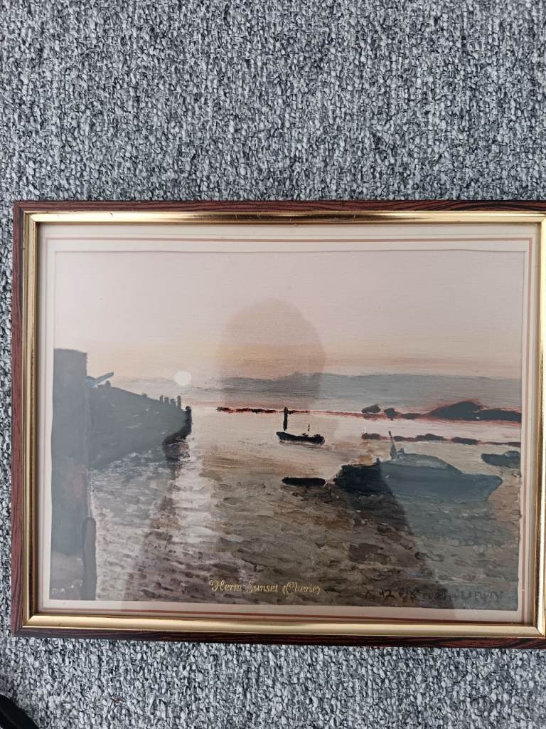 Herm Sunset, Channel islands Picture Frame 