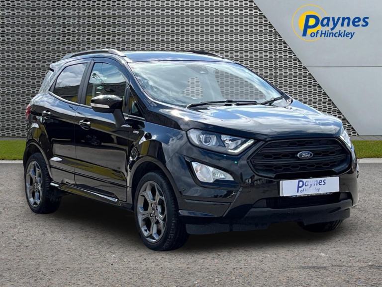 2022 Ford EcoSport ST-Line 5 Dr 1.0L 125PS FWD 6 Spd in Agate Black XPACK NAV AC