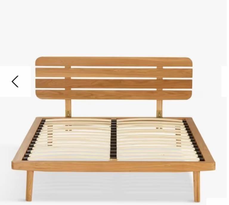 John Lewis bow  headboard bed frame kingsize