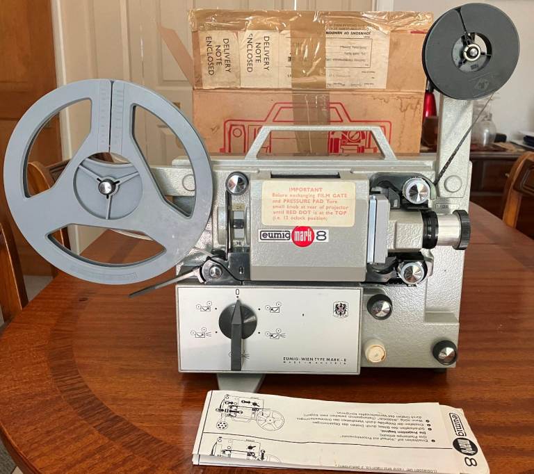 Eumig Mark 8 Film Projector - Vintage, Good Condition
