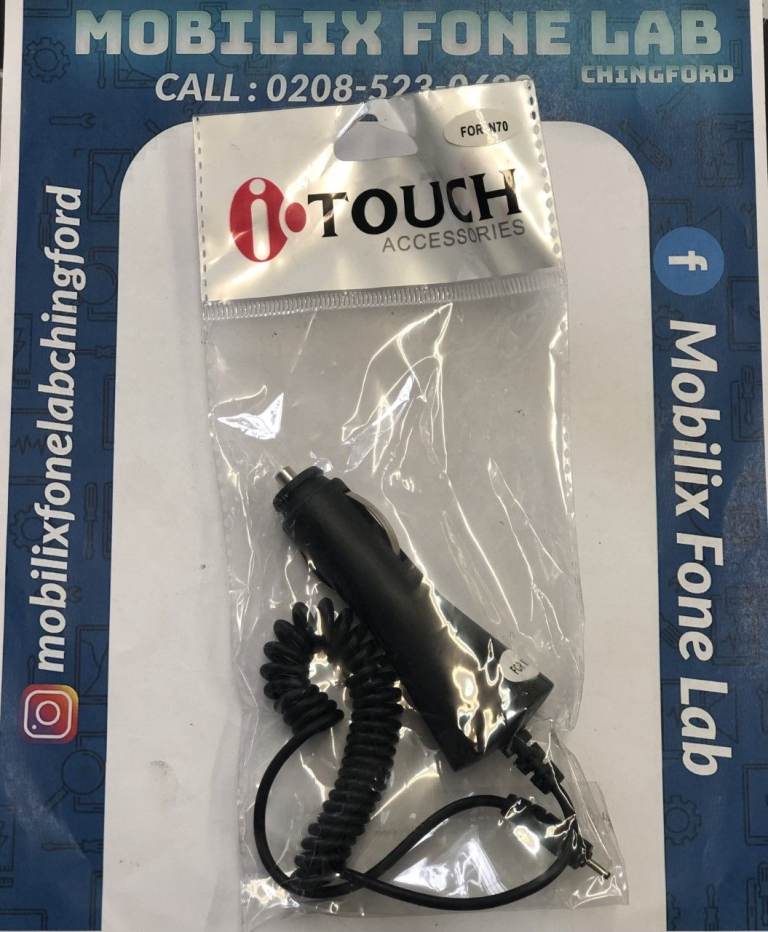 Small Thin Pin Car Charger for Nokia N70