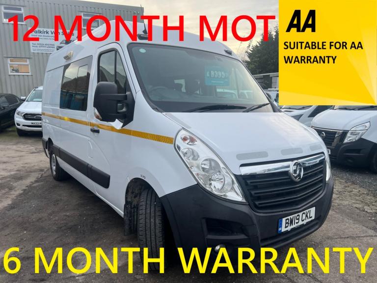 2019 Vauxhall Movano 2.3 CDTI H2 Van 130ps PANEL VAN Diesel Manual
