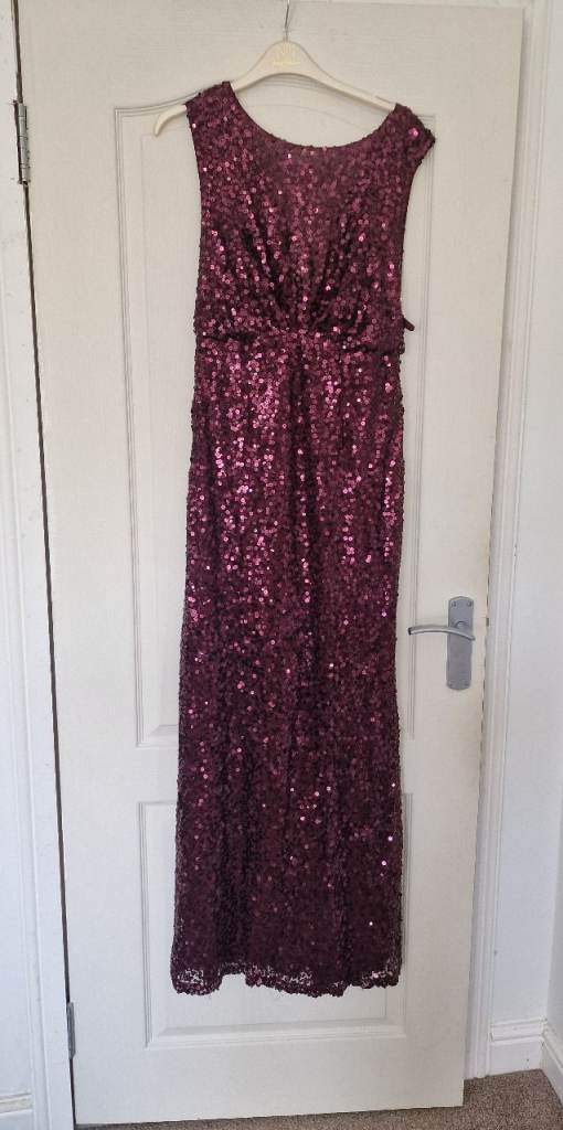 Stunning Multicoloured Sequin Dress – Size 10 – Perfect for Prom