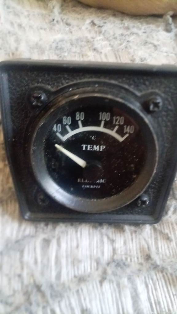 Classic Car Water Temperature Gauge - ELectric Temp
