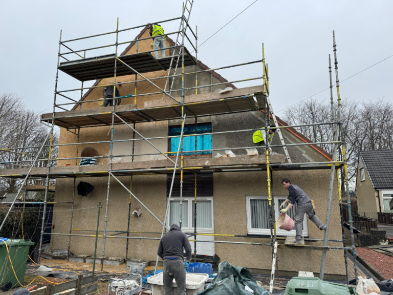 Roughcasting , External Rendering, Roughcast & Insulation