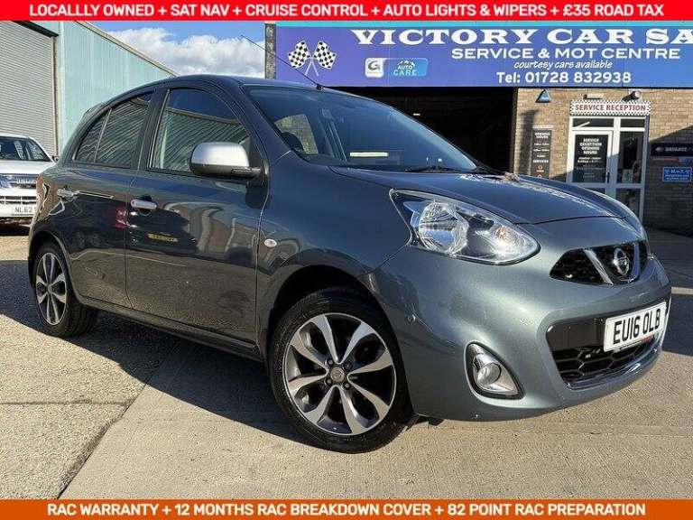 2016 Nissan Micra n-tec Hatchback Petrol Manual