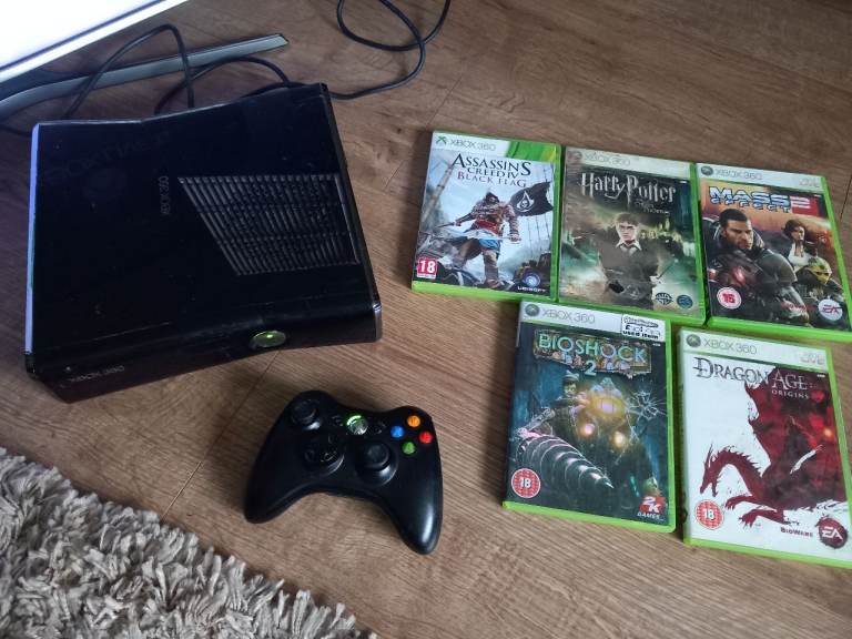Xbox 360 console bundle with games 