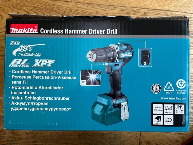 Makita Cordless Hammer Driver Drill - NEW