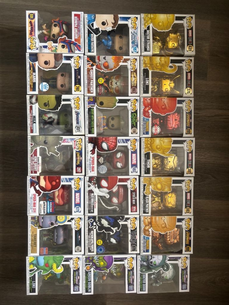 Funko Pop Marvel Figures Collection – As Good As New