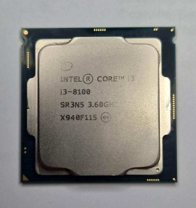 1 x Intel Core i3 8100 Quad Core CPU Processors