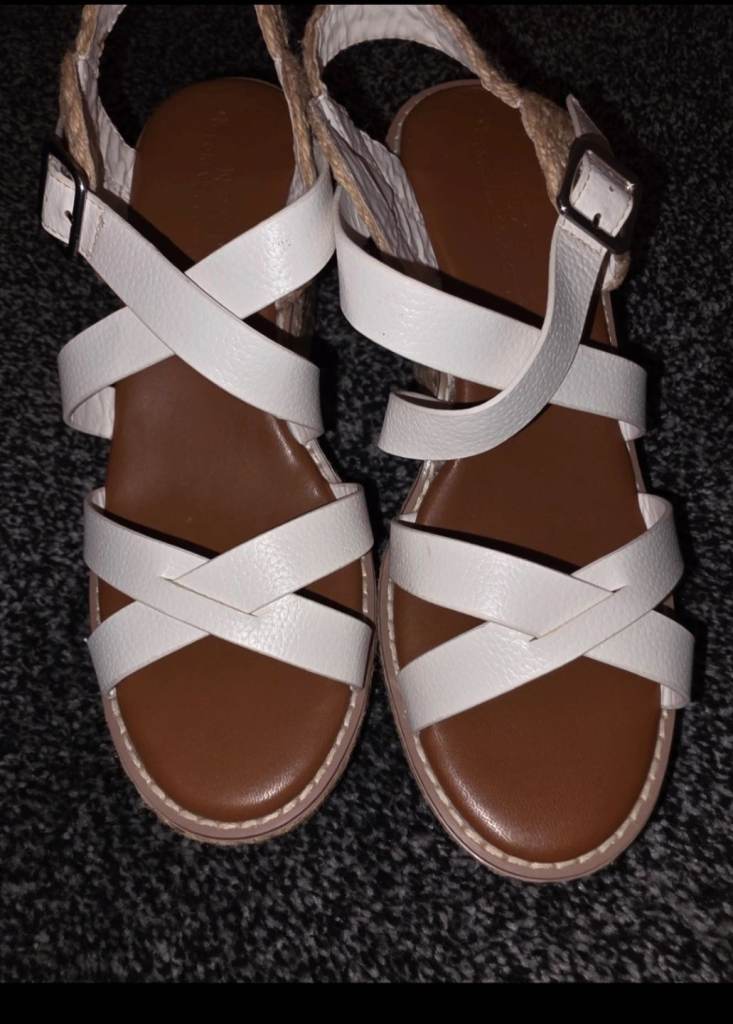 Next Forever Comfort White Espadrilles 