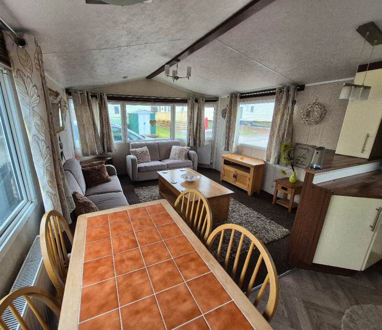 Static caravan sited near Tenby 