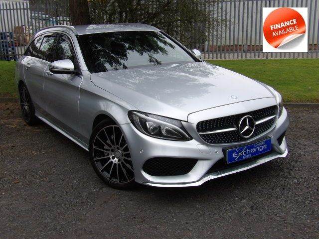 2015 (65)Mercedes-Benz C Class 2.1 C220d AMG Line Diesel Estate Service history, inc clutch £35 Tax.