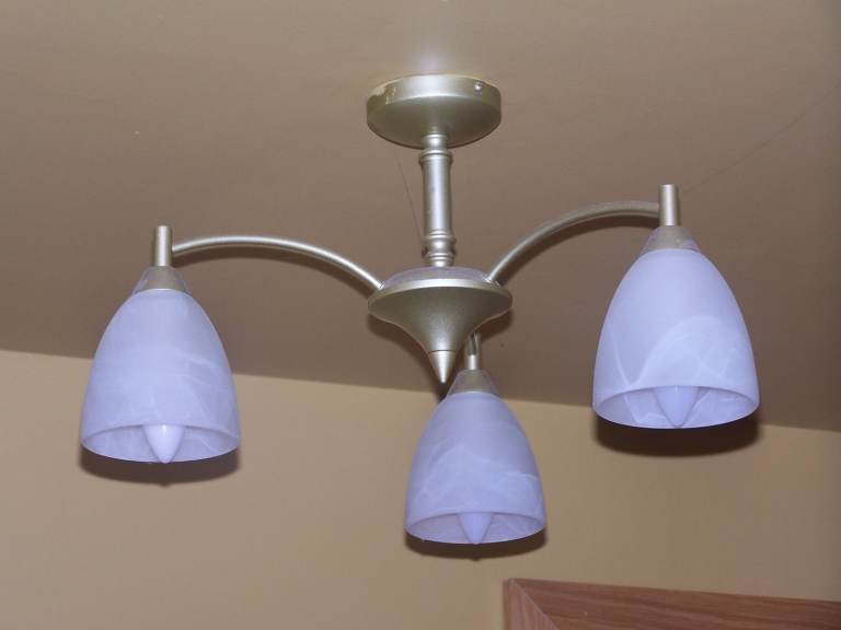 Two matching Franklite ceiling lights, lovely pair of art deco style ceiling lights,