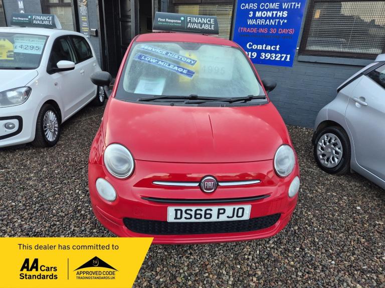 2016 Fiat 500 1.2 Pop 3dr HATCHBACK Petrol Manual