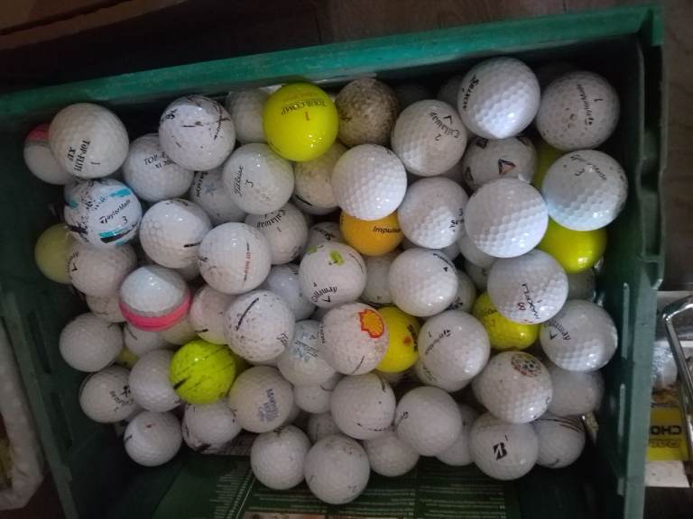 Box of Used Golf Balls - Mixed Brands & Conditions