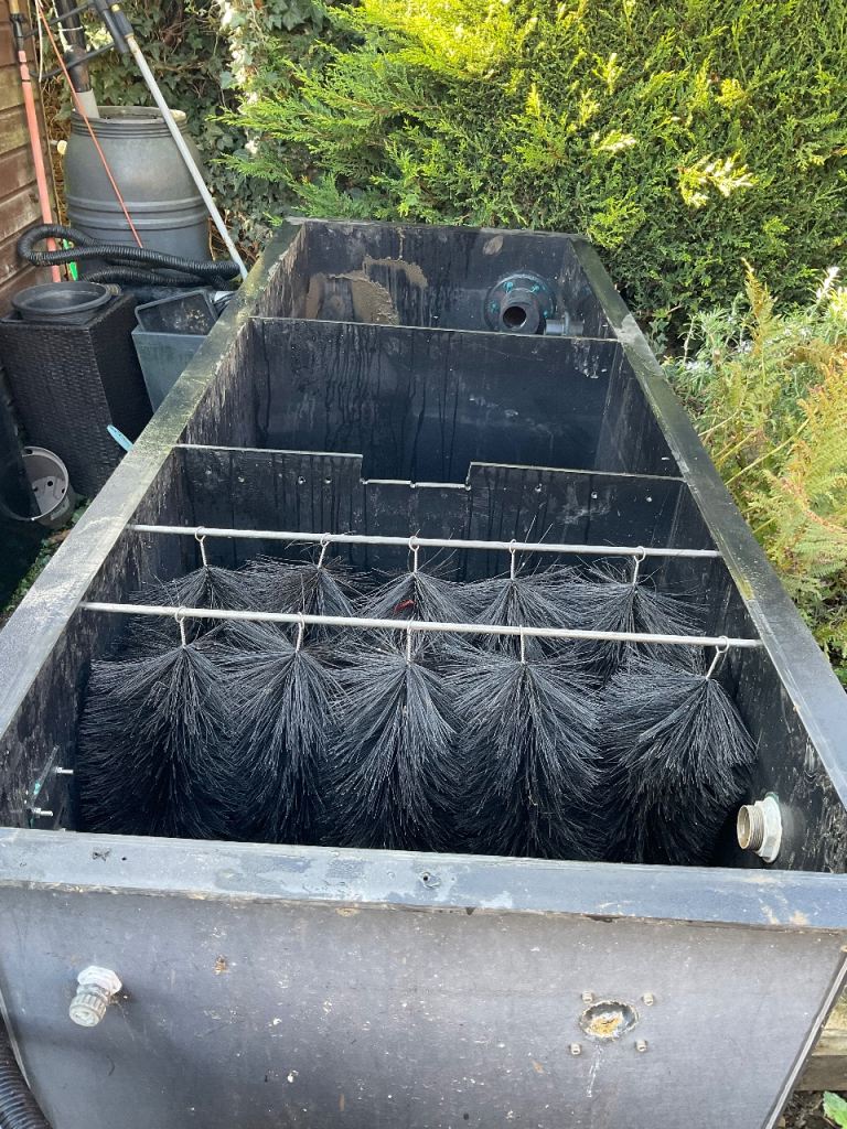 Large fishpond filter