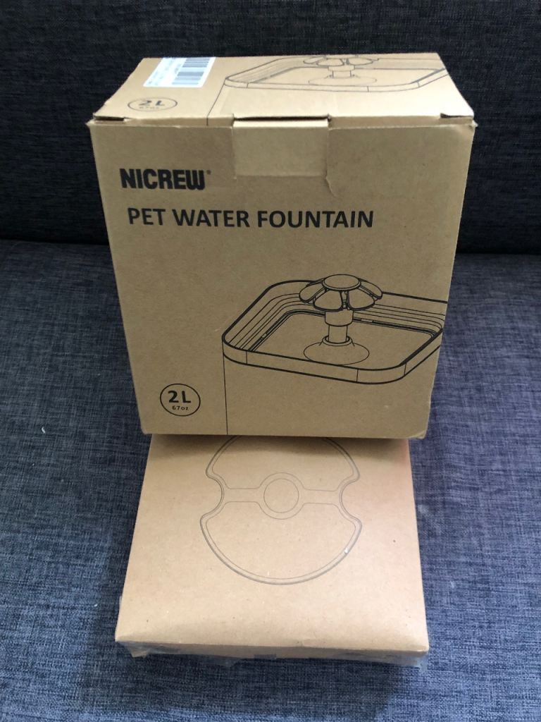 New Cat Fountain with Daisy flower & 4 filters 