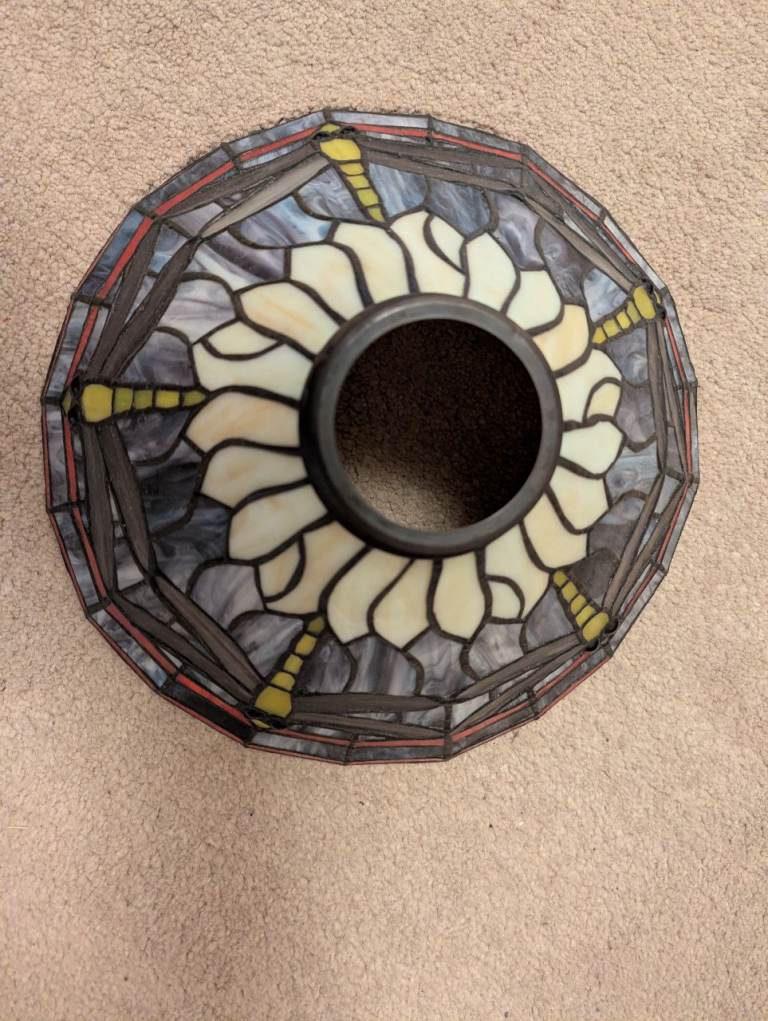 3 Imitation Tiffany lamps 