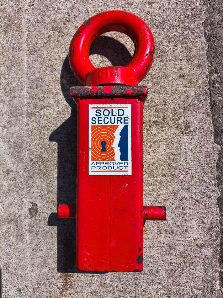 Heavy duty ground anchor, keep you bike safe, if its on here its available