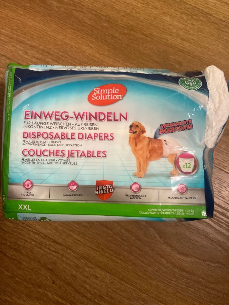 Dog diapers nappies