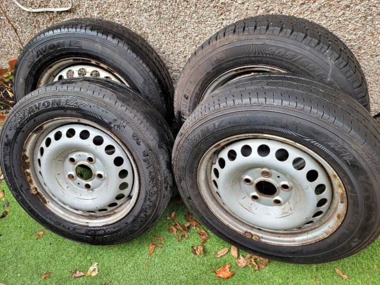 Full set van wheels and tyres 205/65/R16C fits VW T6 Transporter