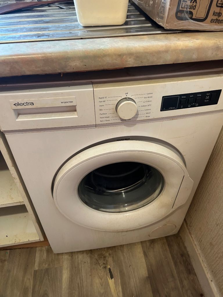 Electra WM1042 Washing Machine – White, Good Condition